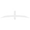 Ekena Millwork Bellingham Architectural Grade PVC Gable Bracket, 72"W x 18"H x 4"D x 4"F, 6/12 Pitch GBP072X18X0404BEL00 - alternate 5